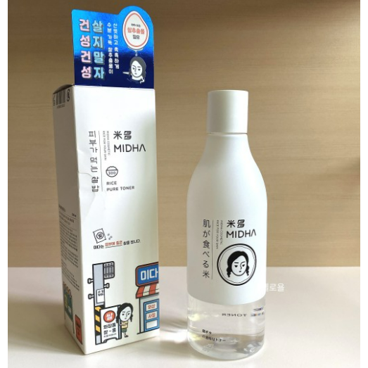 [MIDHA] Rice Pure Toner 200ml (6.7fl.oz) 77% Rice Water Toner/Face  Moisturizer/Vegan : Beauty & Personal Care